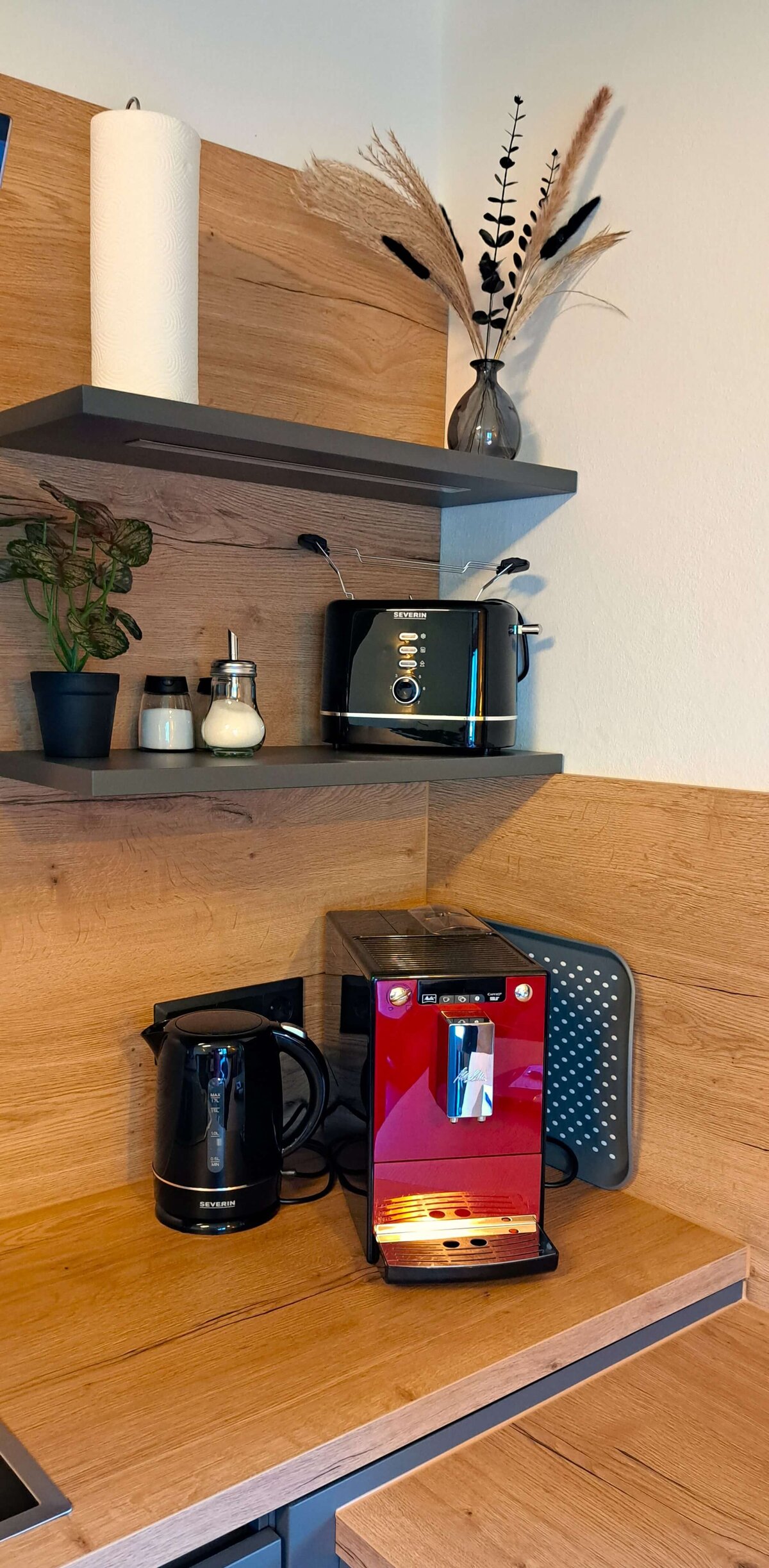 Kaffeemaschiene im Apartment