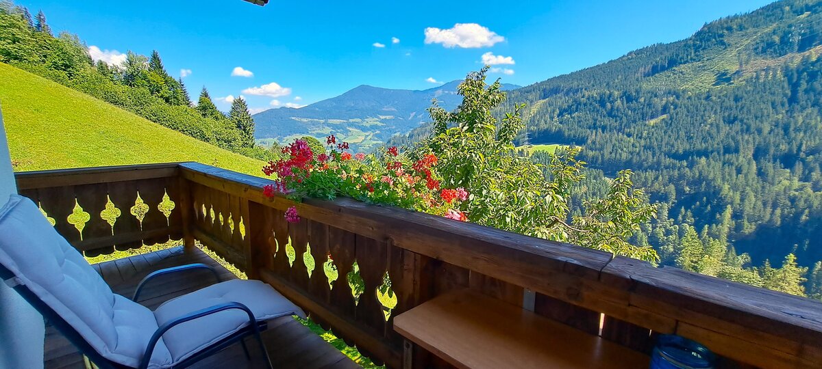 Balkon Ausblick vom Balkon Bischofshofen