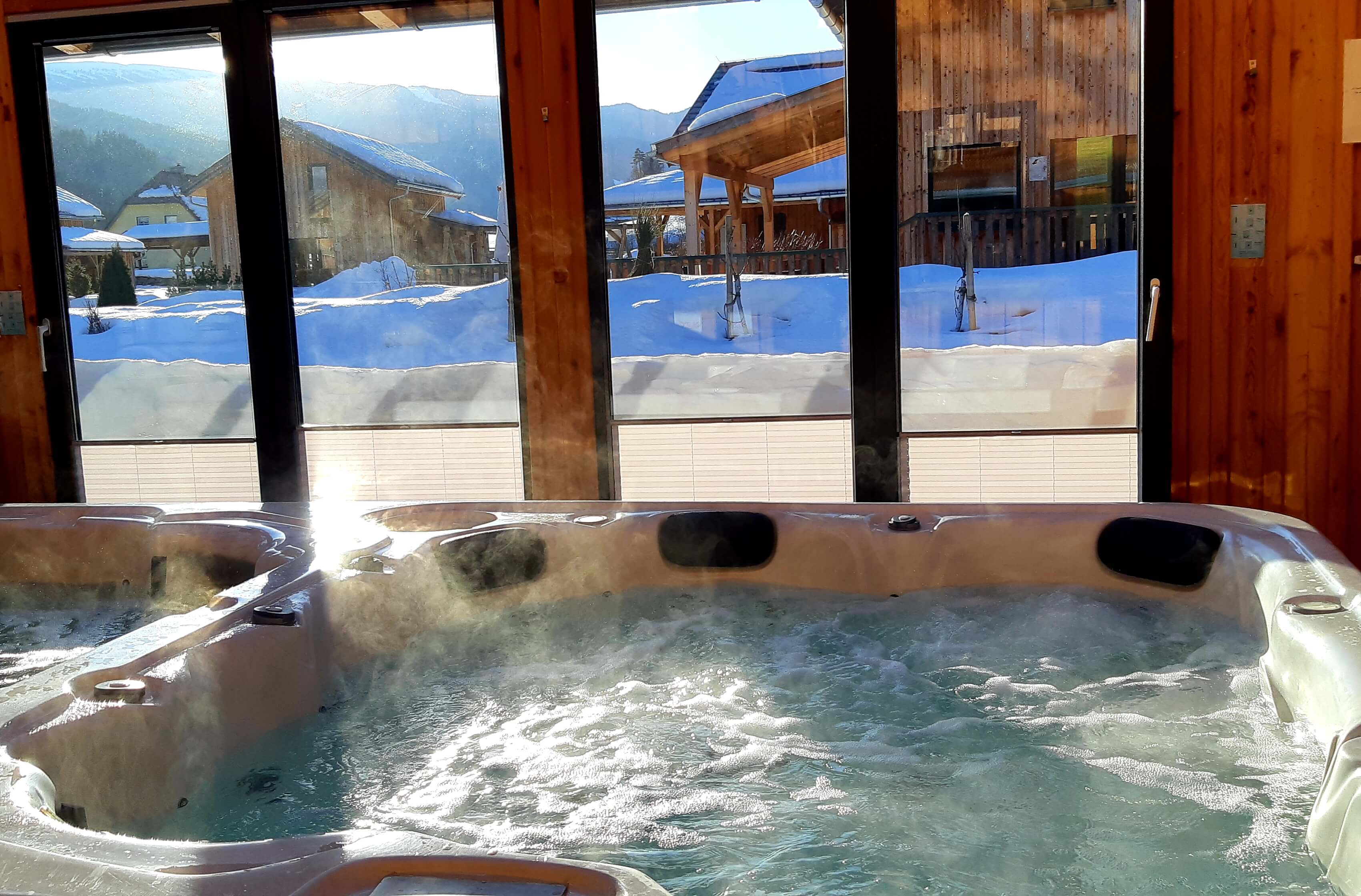 Chalet mit Whirlpool