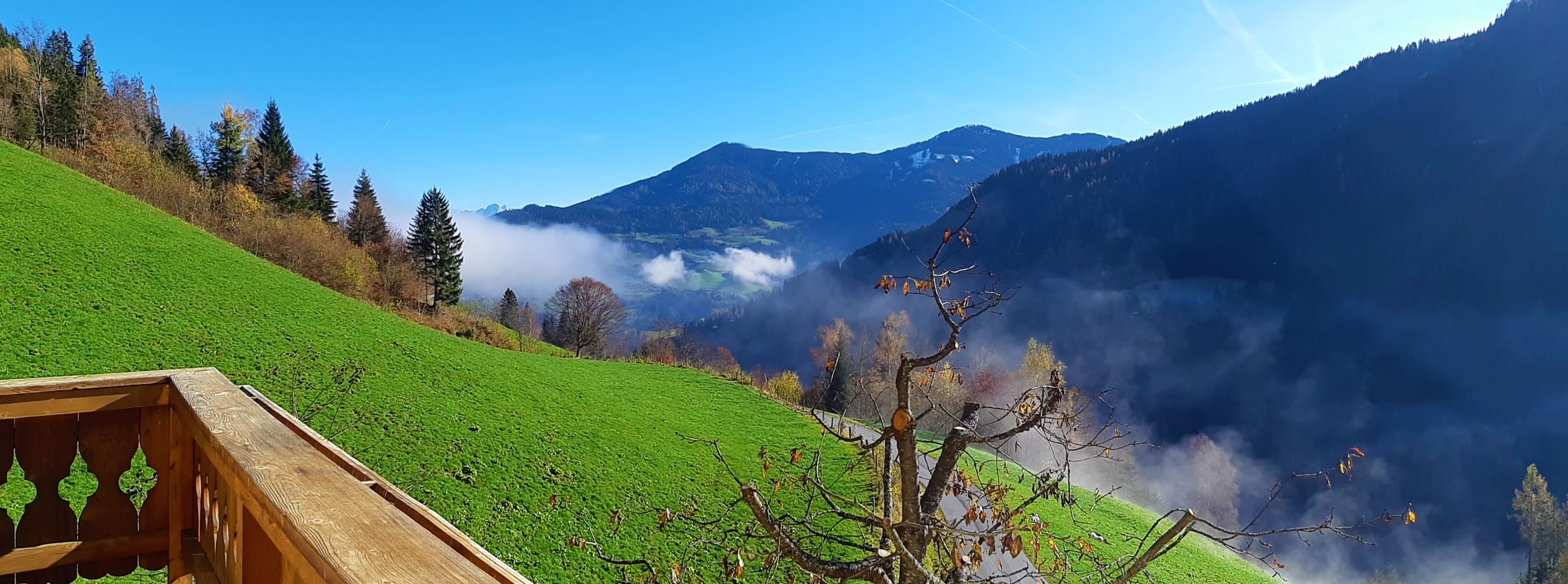 Balkon mit Blick auf Landschaft Bischofshofen