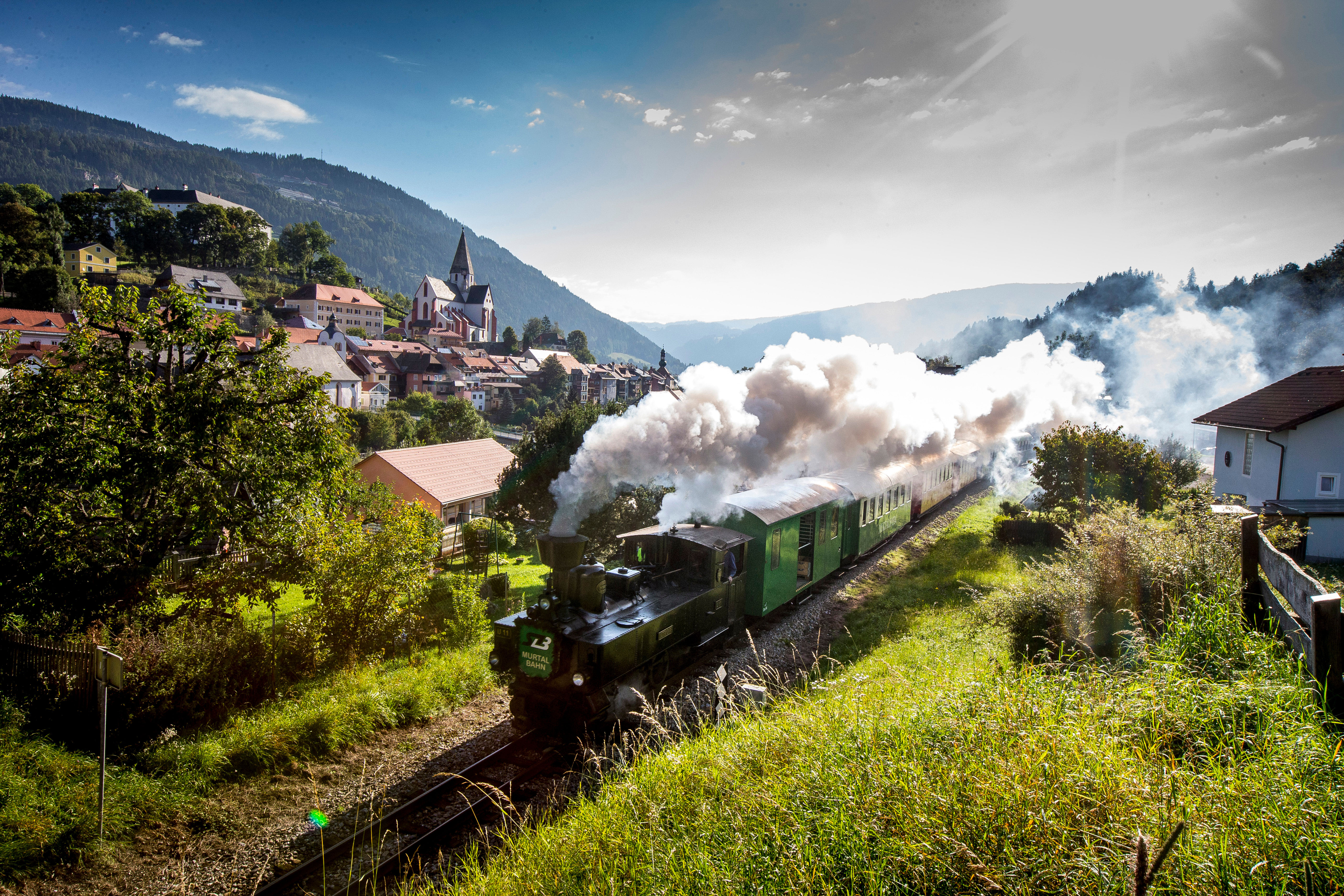 Murautalbahn Dampfzug